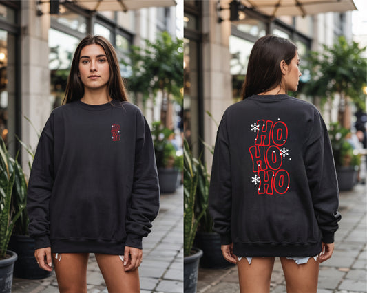 Ho Ho Ho Adult Sweatshirt