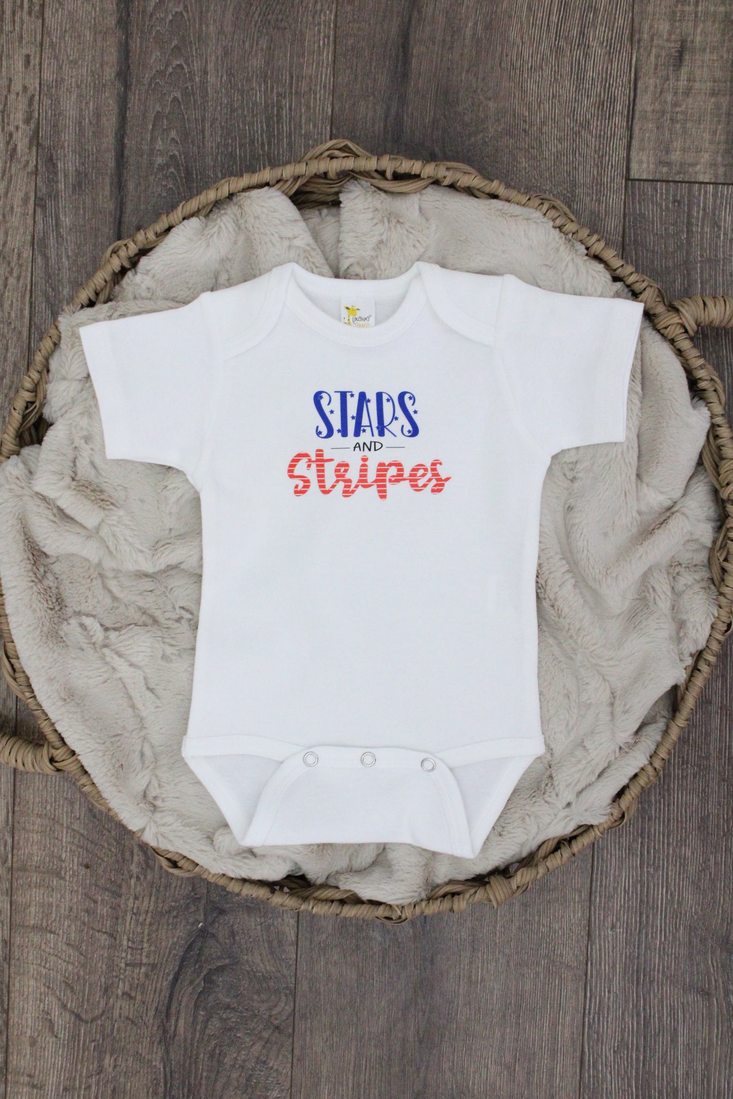 Stars and Stripes Bodysuit or T-Shirt
