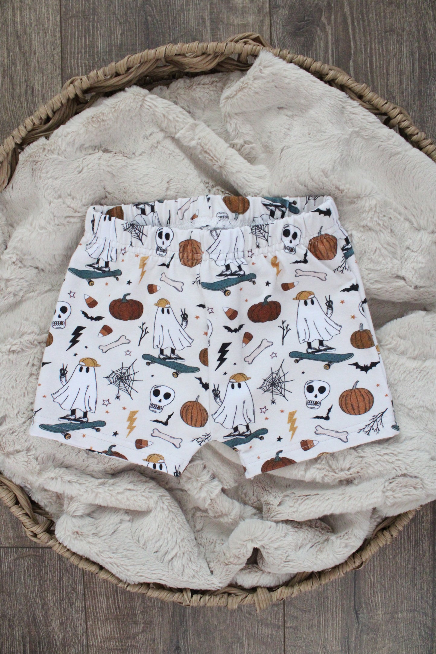 Hipster Halloween Shorts