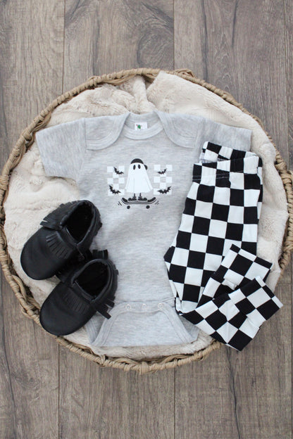 Skater Ghost Bodysuit or T-Shirt