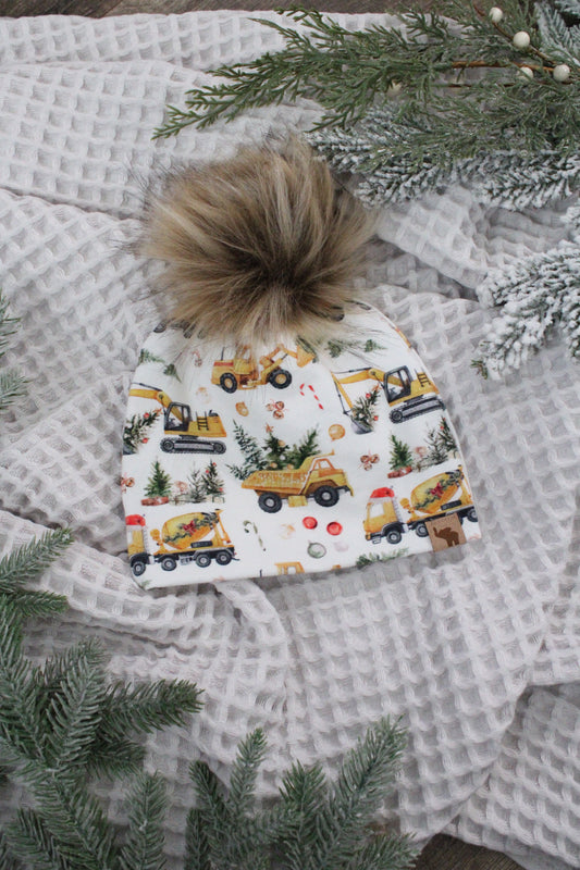Christmas Construction Beanie
