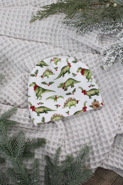 Christmas Dinosaurs Beanie