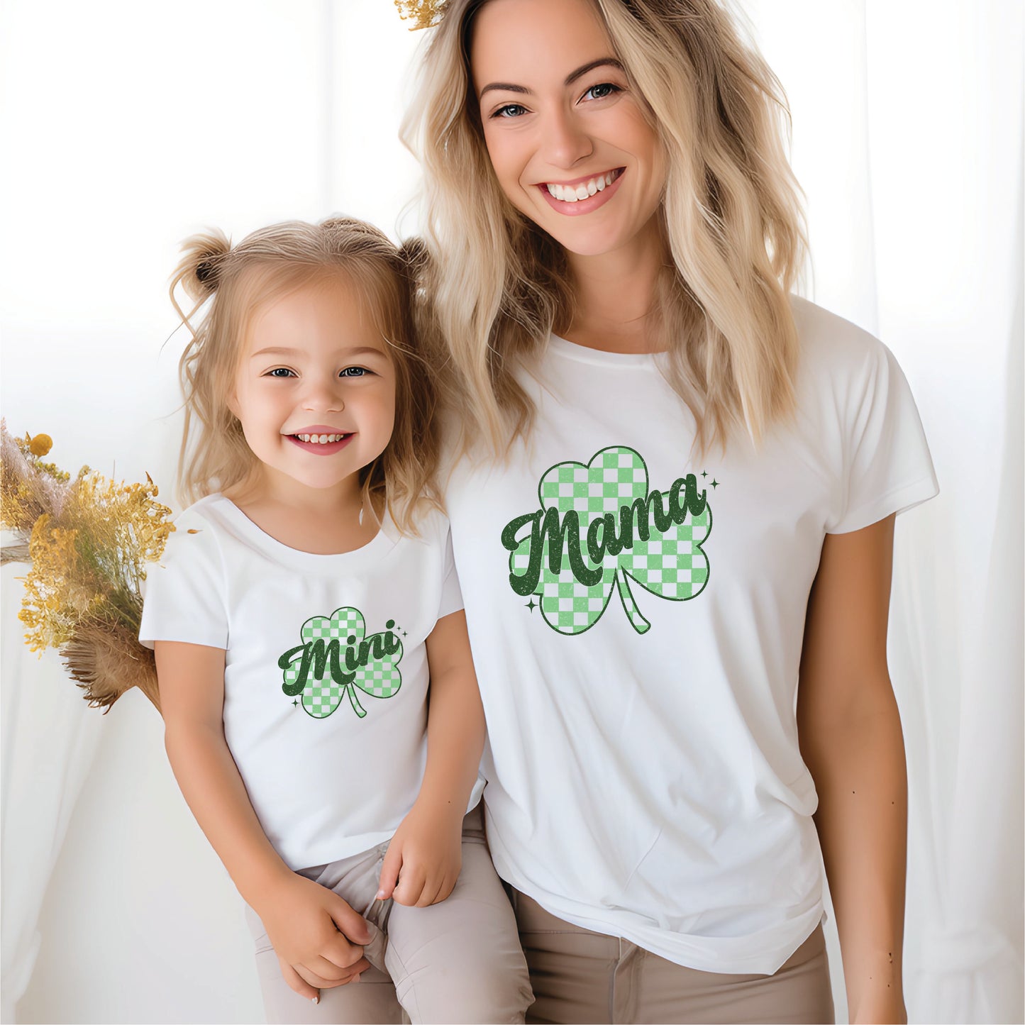 Mama & Mini Clover Matching Shirts