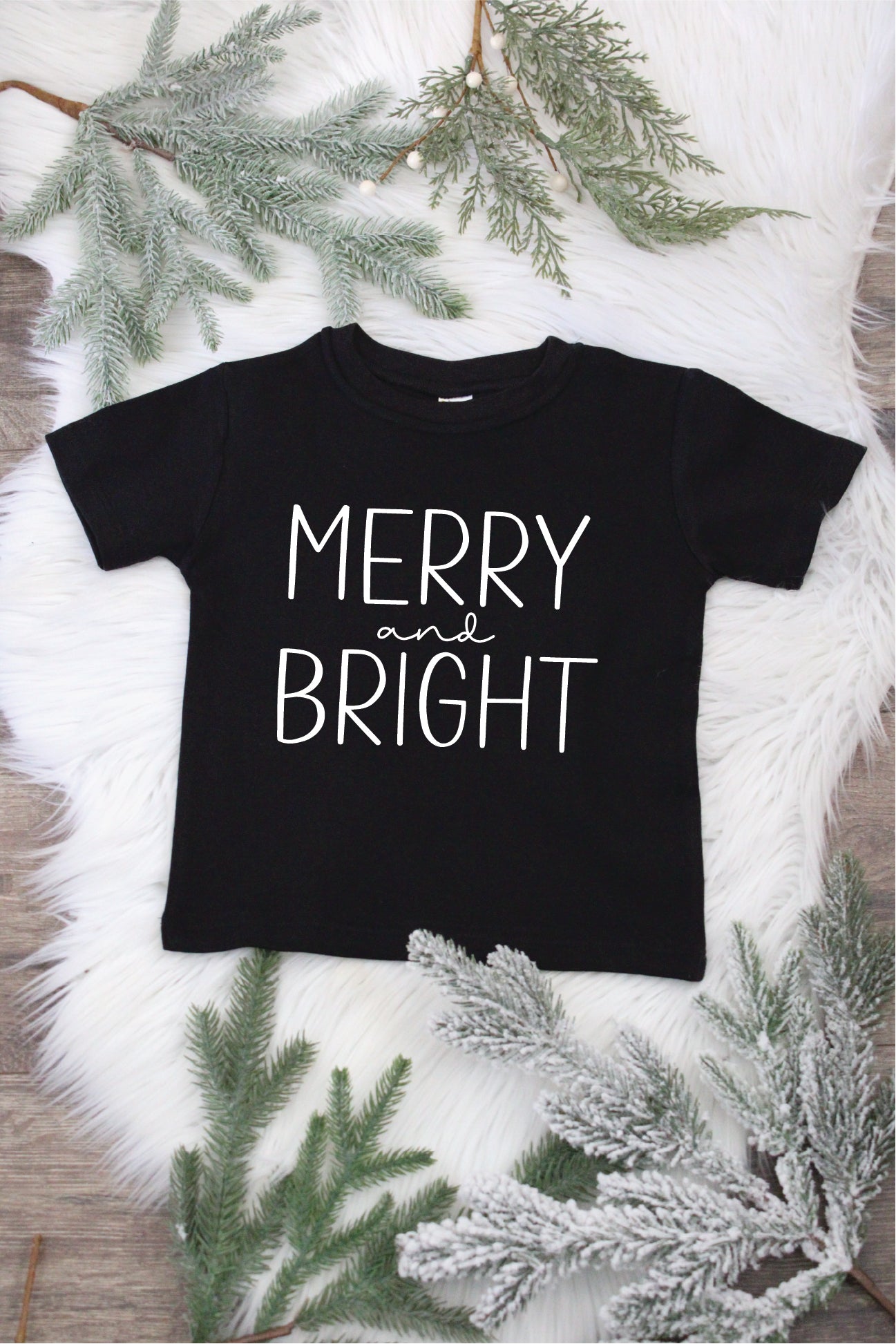 Merry & Bright (Toddler Sweatshirt Left)