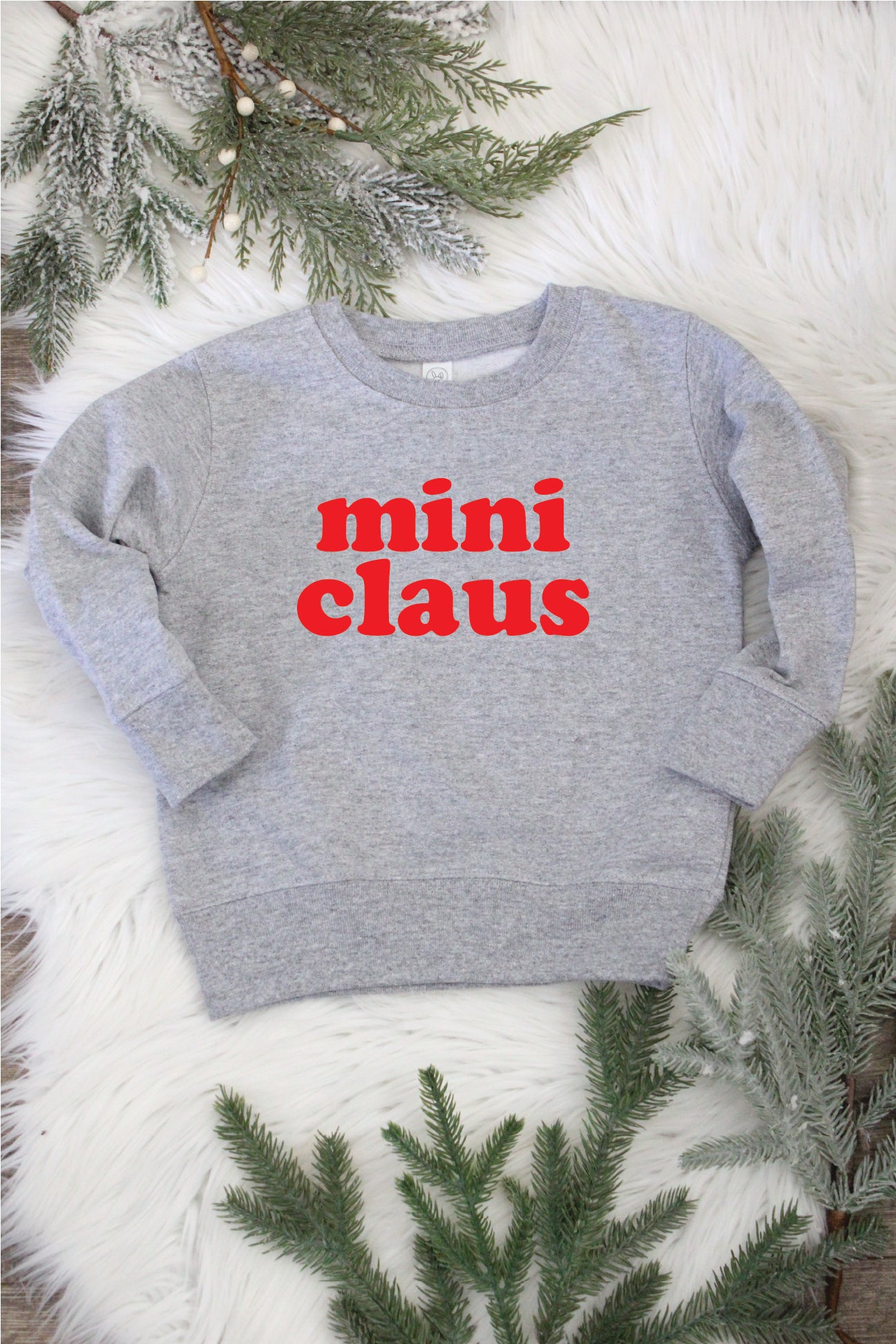 Mini Claus Toddler Shirt or Sweatshirt