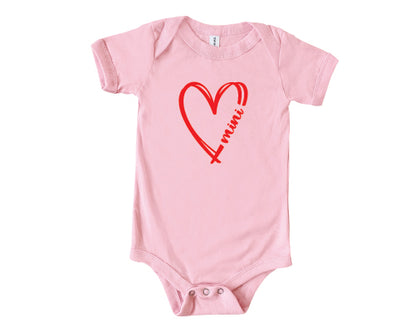 Mama and Mini Heart Shirts