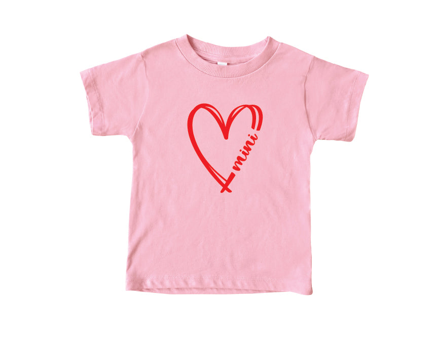Mama and Mini Heart Shirts