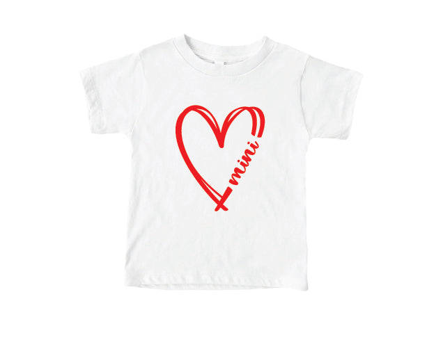 Mama and Mini Heart Shirts