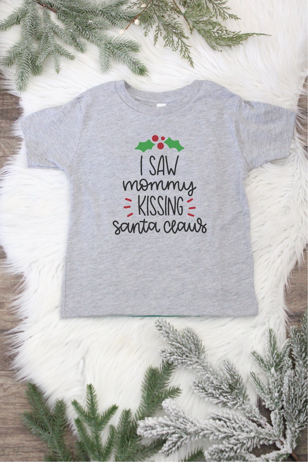 I Saw Mommy Kissing Santa Shirts