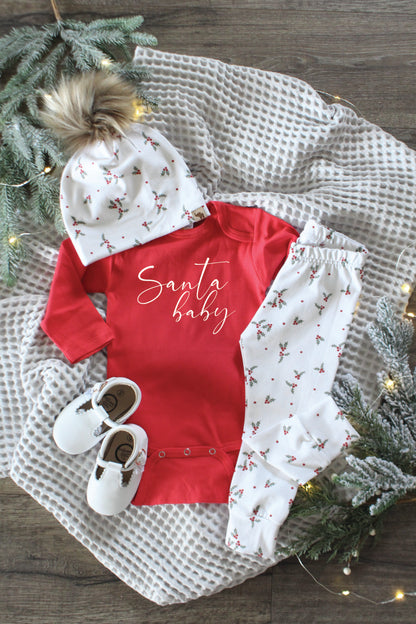 Santa Baby Bodysuit