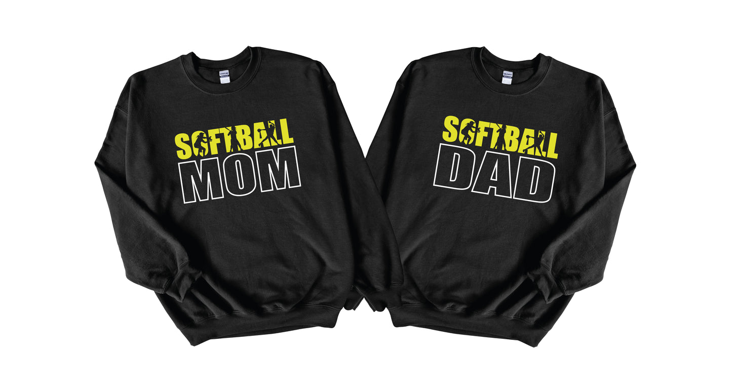 Softball Parents Sweatshirt