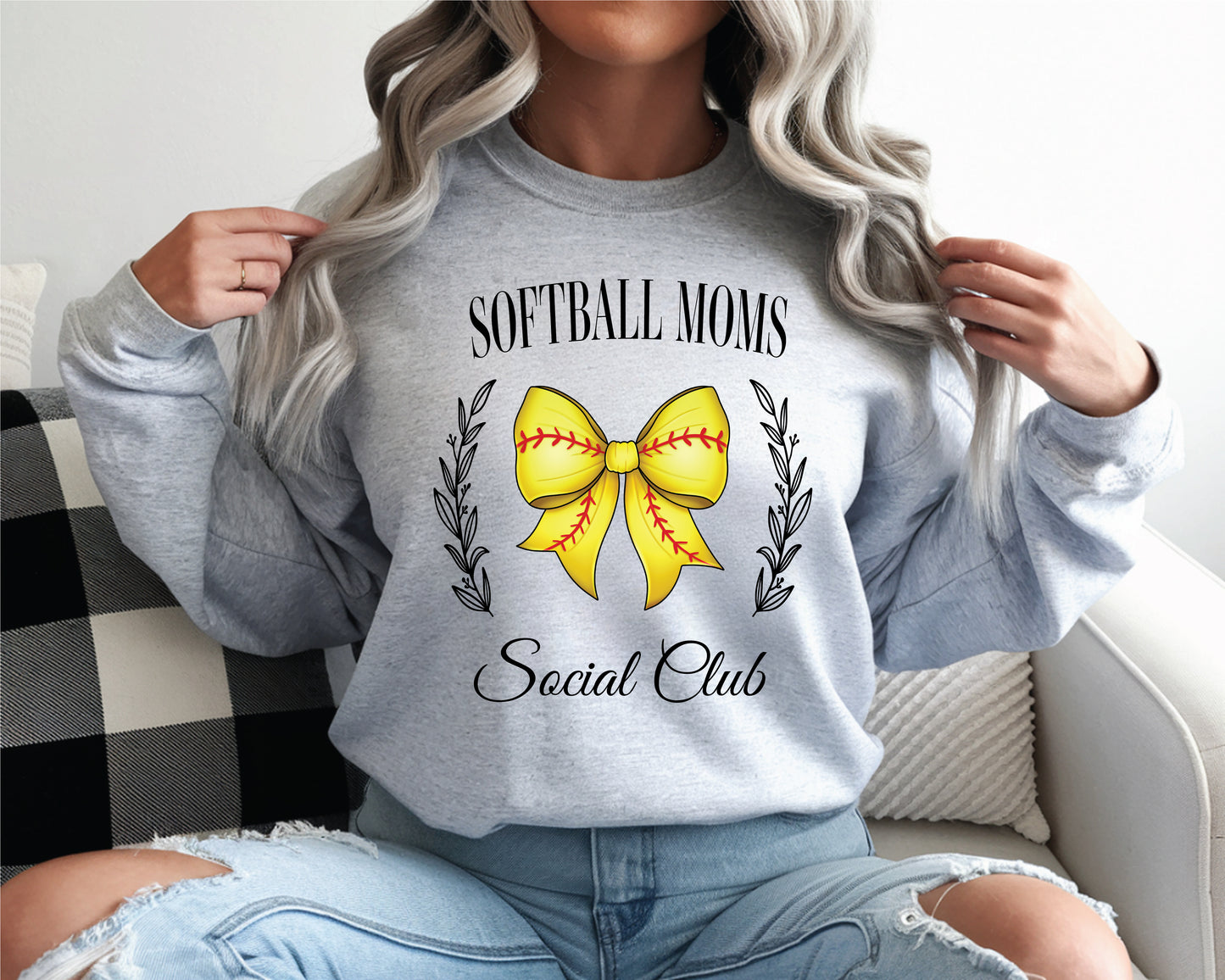 Softball Mom Social Club Sweatshirt