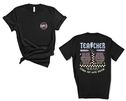 Ombre Teacher Tour T-Shirt