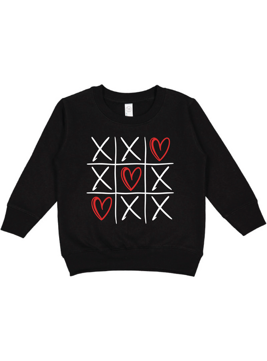 Tic Tac Toe Toddler Sweatshirt