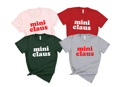 Mini Claus Toddler Shirt or Sweatshirt