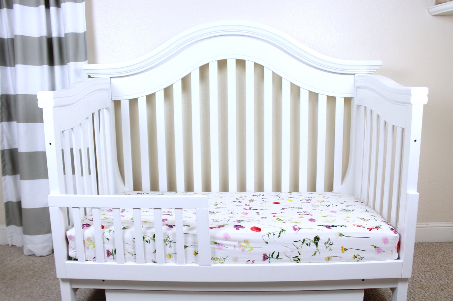 Wildflower Crib Sheet or Changing Pad Cover