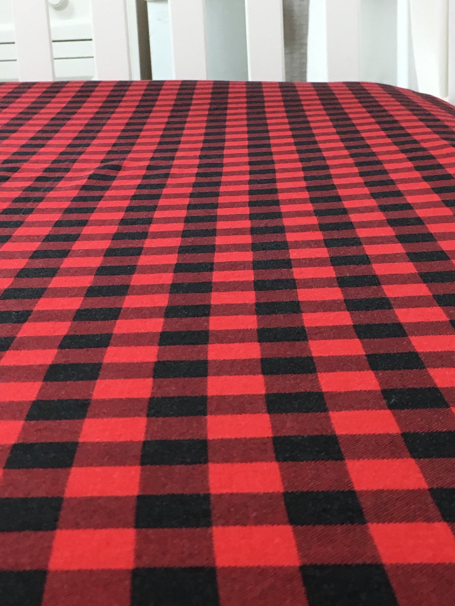 Buffalo Plaid Crib Sheet or Changing Pad Cover