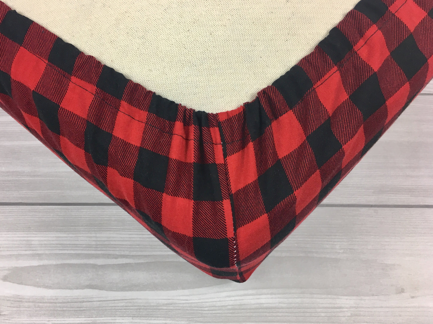 Buffalo Plaid Crib Sheet or Changing Pad Cover