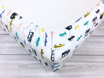 Cars and Campers Crib Sheet or Changing Pad Cover