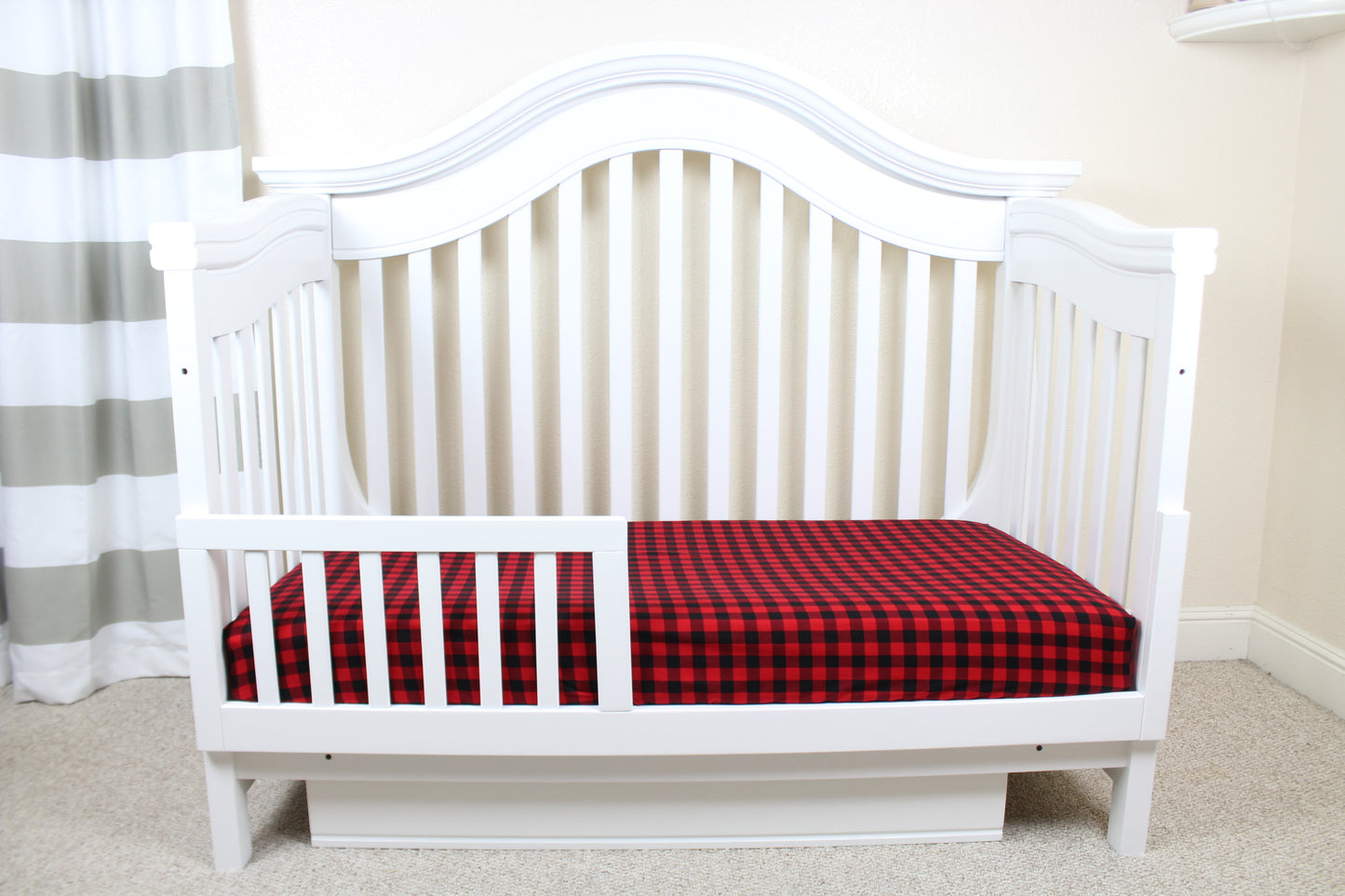 Buffalo Plaid Crib Sheet or Changing Pad Cover