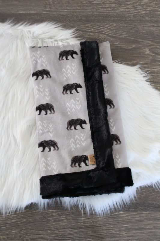 Bears Infant Minky Blanket