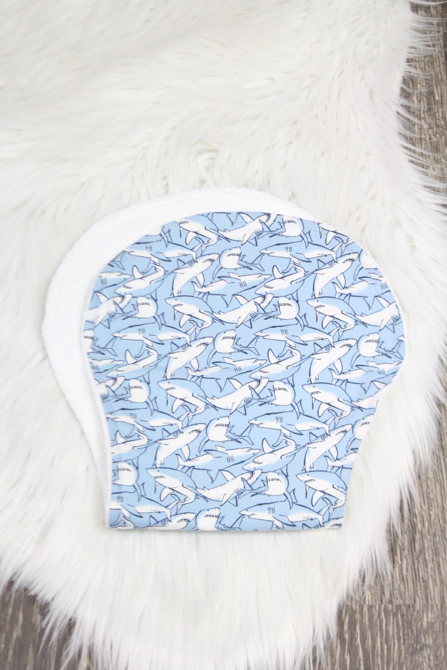 Sharks Bibdana and Burp Cloth