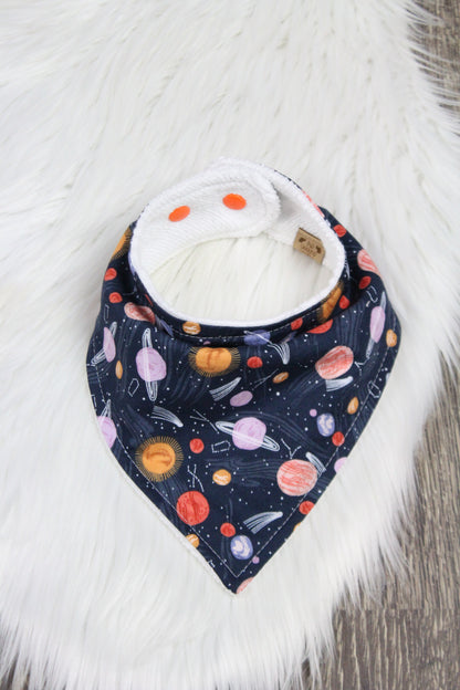Planets Bibdana and Burp Cloth