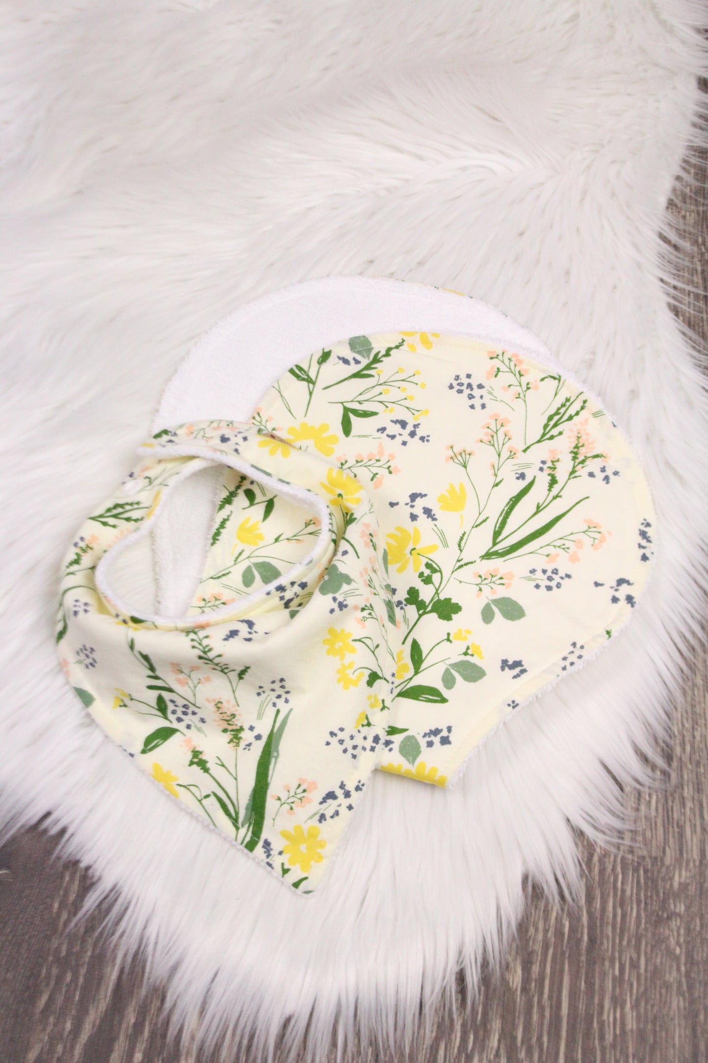 Floral Fields Bibdana and Burp Cloth