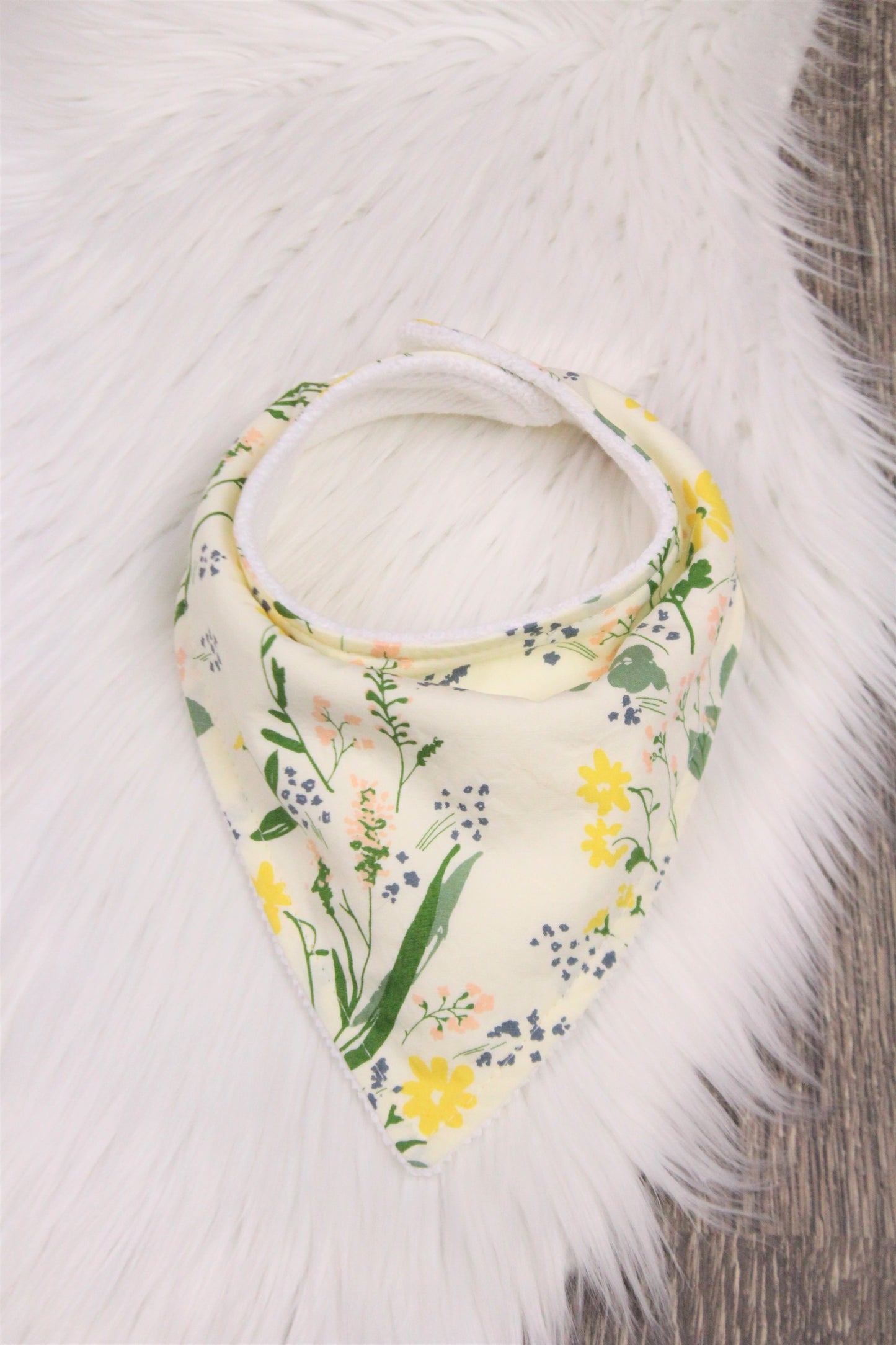 Floral Fields Bibdana and Burp Cloth
