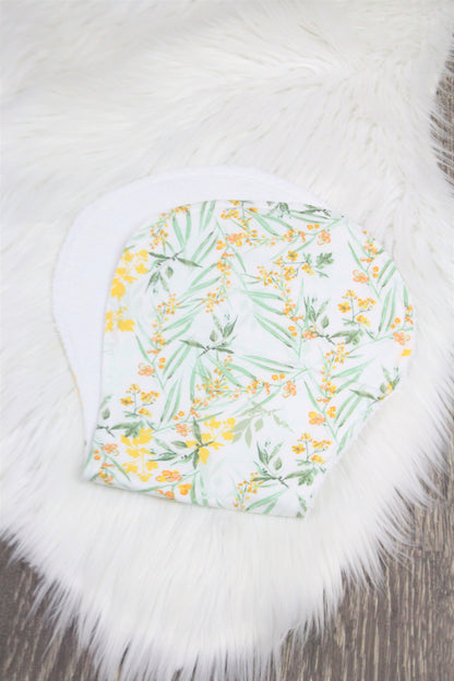 Wildflower Eucalyptus Bibdana and Burp Cloth