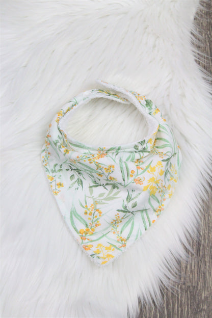 Wildflower Eucalyptus Bibdana and Burp Cloth