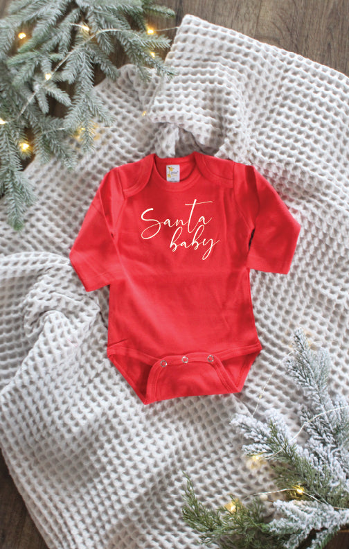 Santa Baby Bodysuit