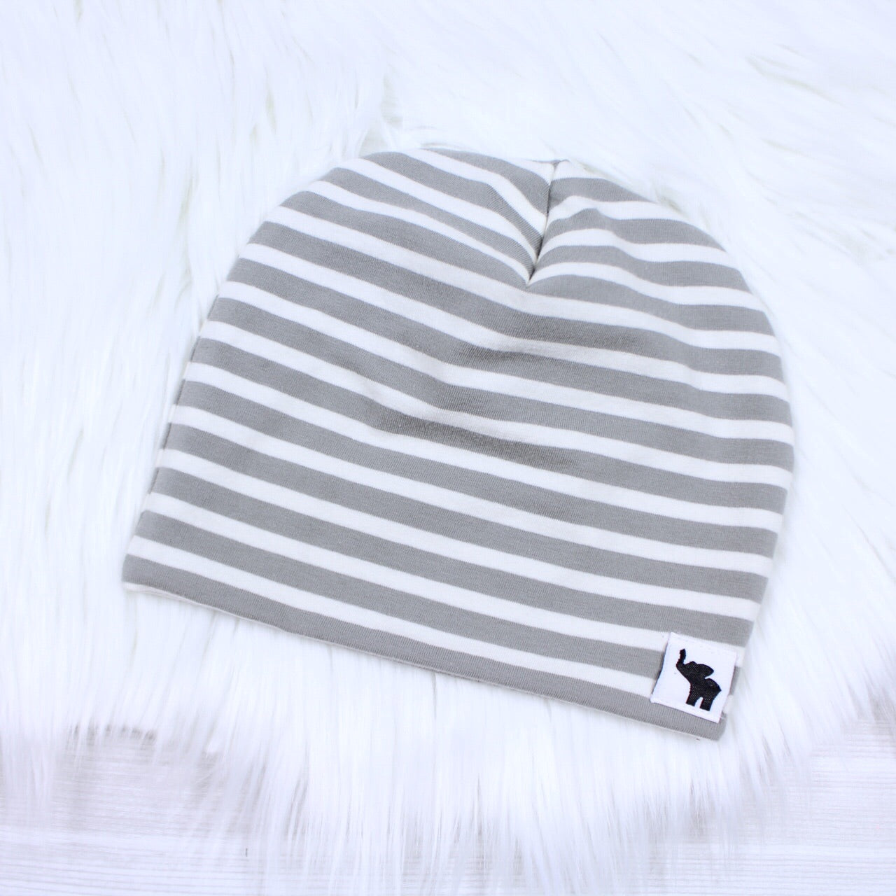 Gray Stripes Swaddle Blanket