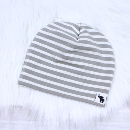 Gray Stripes Swaddle Blanket