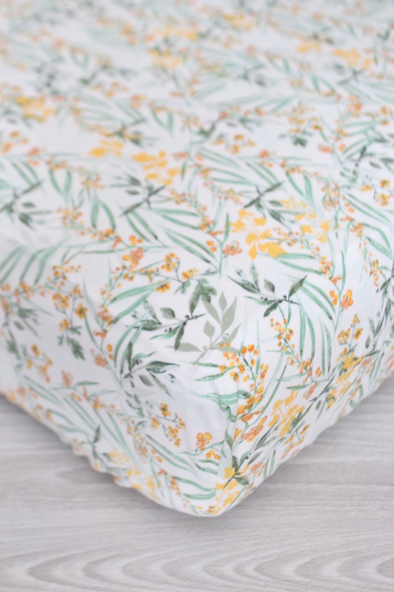 Wildflower Eucalyptus Crib Sheet or Changing Pad Cover
