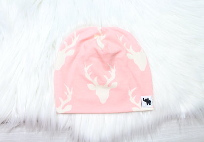 Pink Bucks Swaddle Blanket