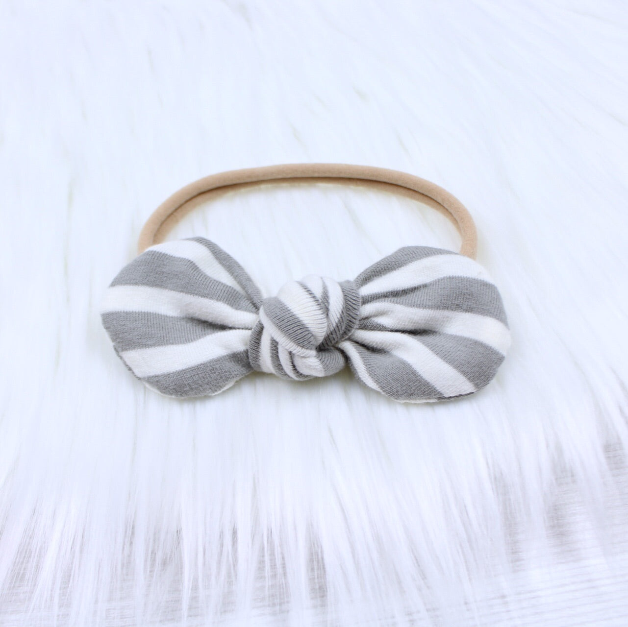 Gray Stripes Swaddle Blanket