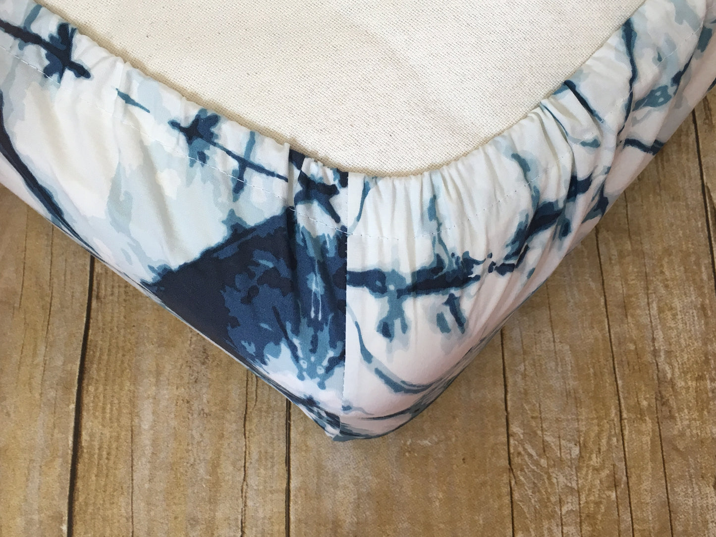 Indigo Tie Dye Crib Sheet or Changing Pad Cover