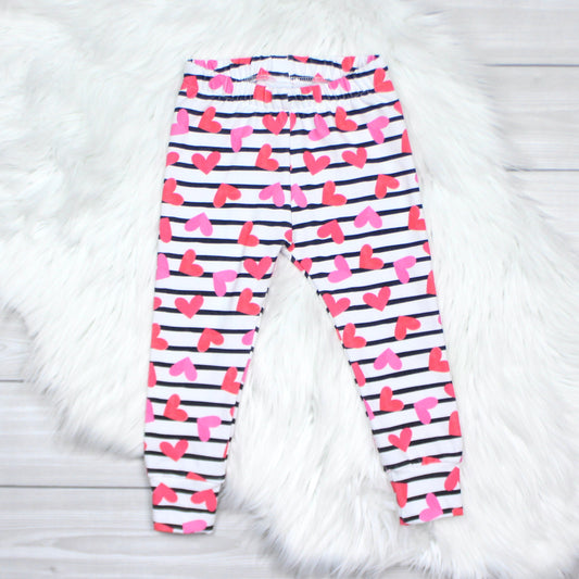 Hearts and Stripes Leggings