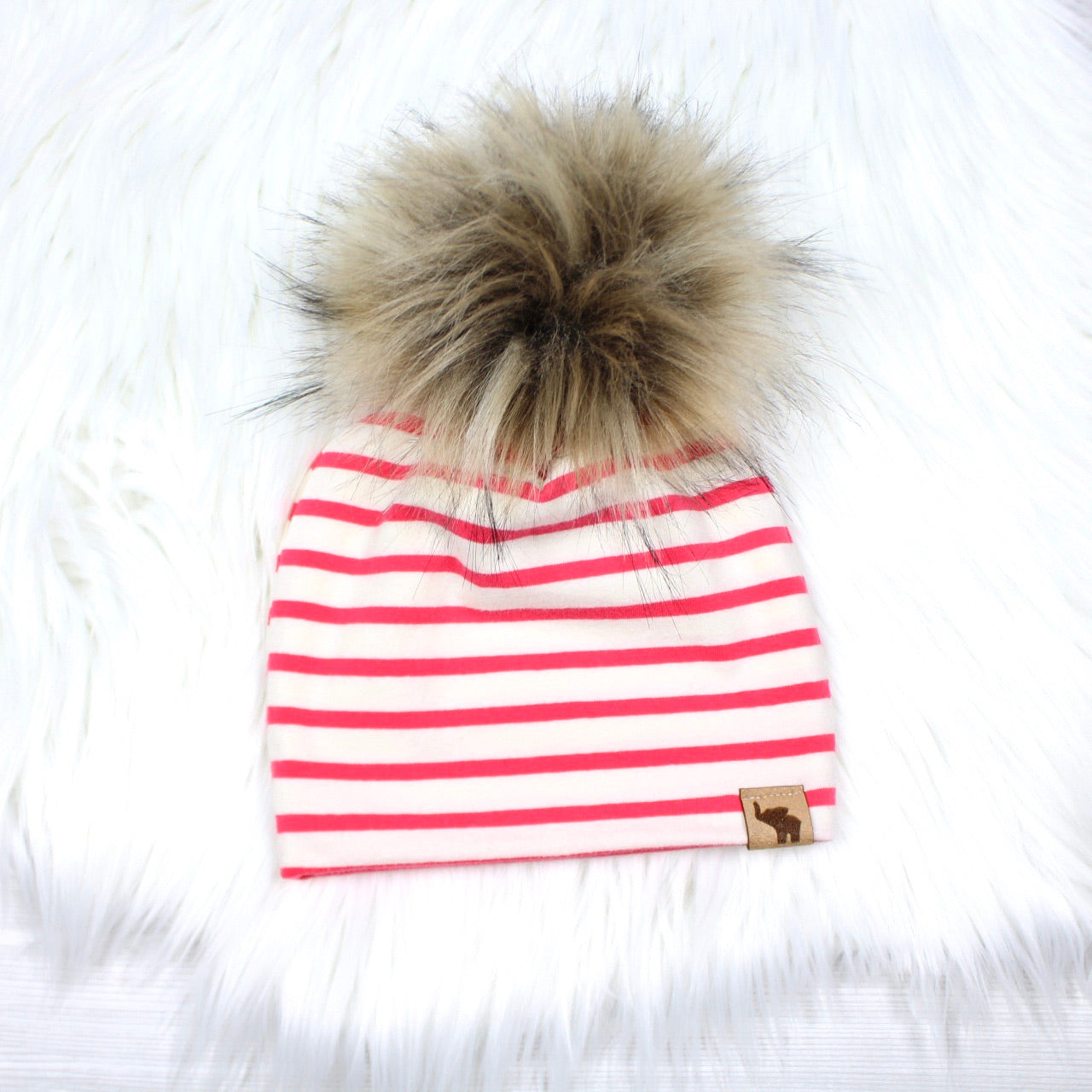 Watermelon Stripe Swaddle Blanket