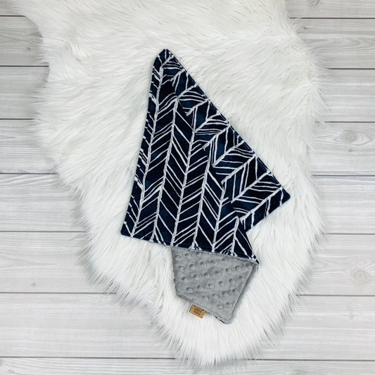 Navy Herringbone