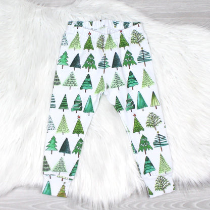 Watercolor Trees Leggings