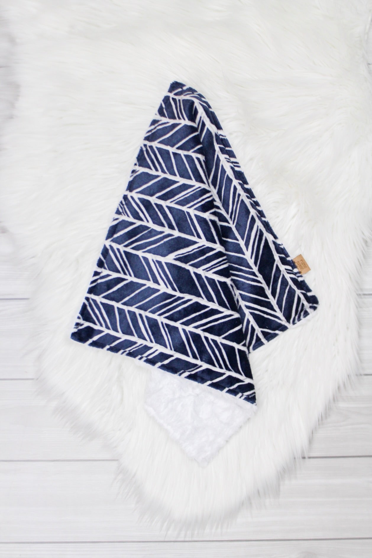 Navy Herringbone