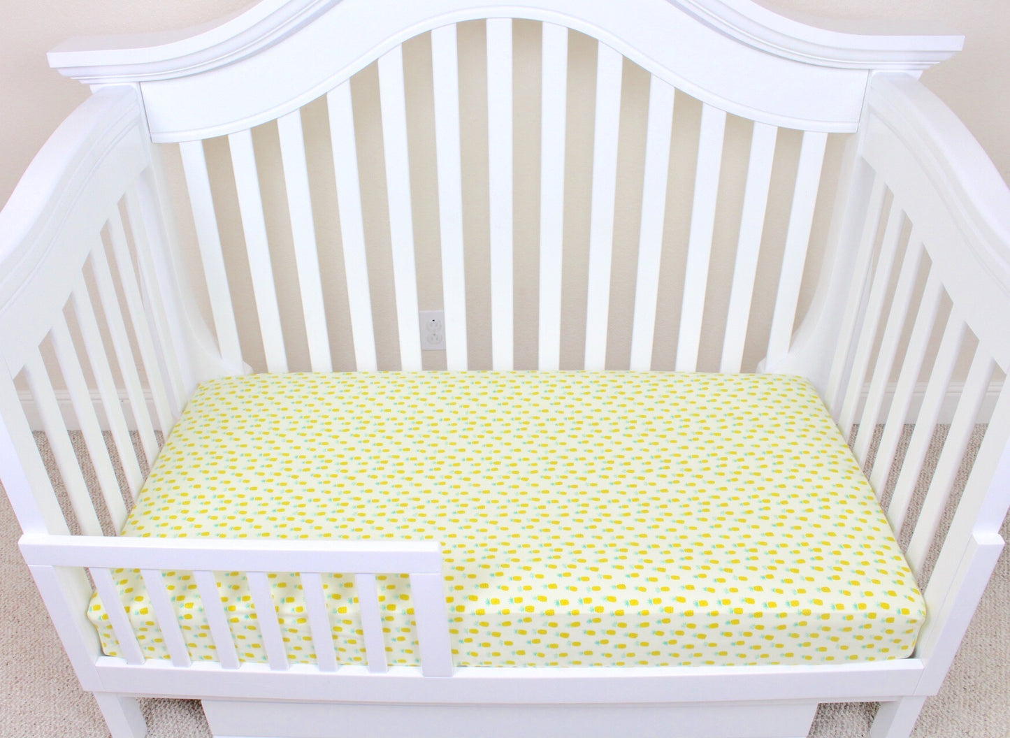 Pineapple Crib Sheet or Changing Pad Cover