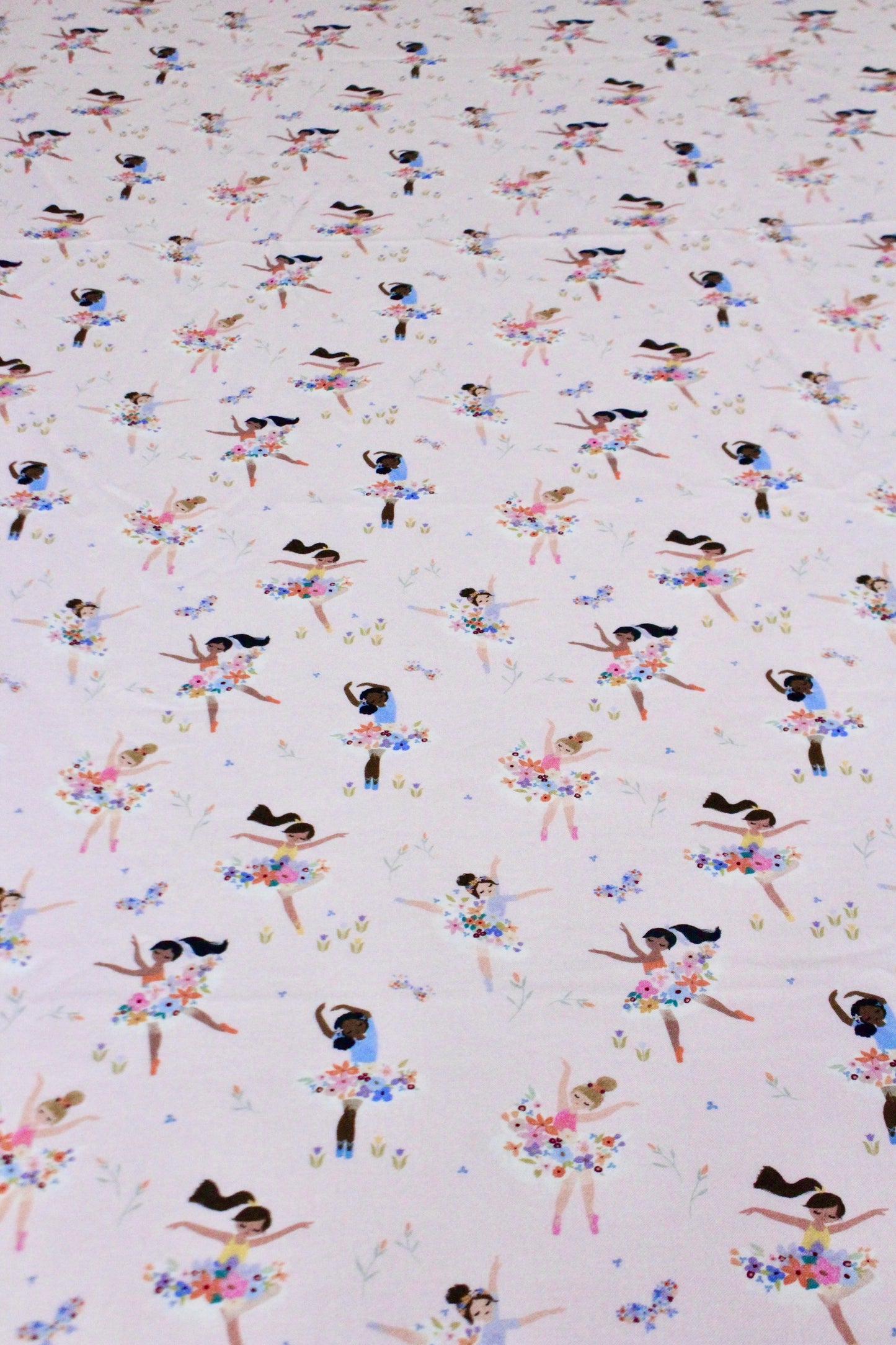 Ballerina Dancers Crib Sheet or Changing Pad Cover