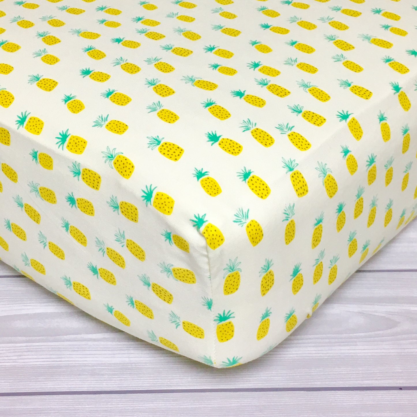 Pineapple Crib Sheet or Changing Pad Cover