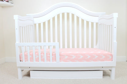 Pink Bucks Crib Sheet or Changing Pad Cover