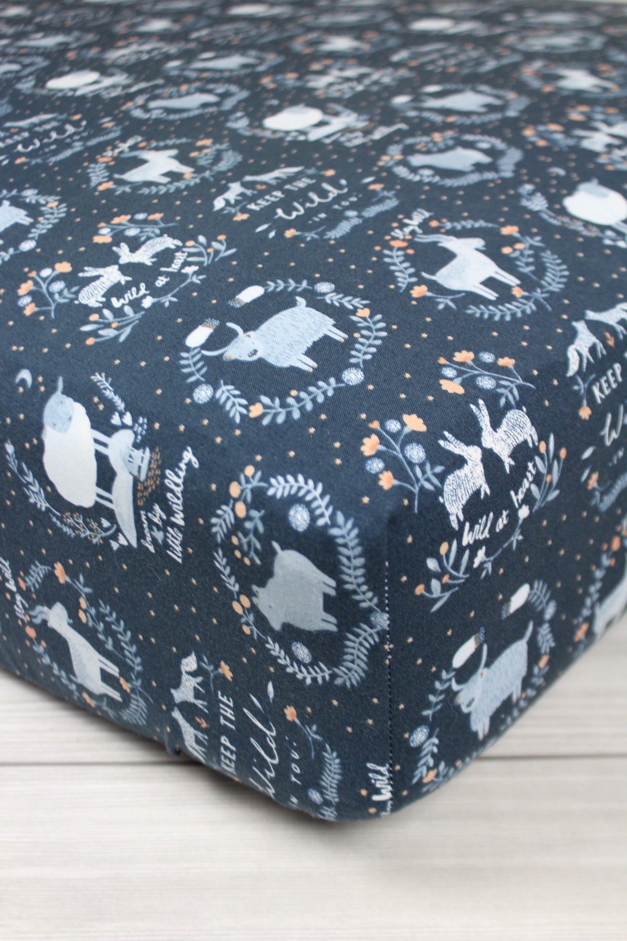Stay Wild Crib Sheet or Changing Pad Cover