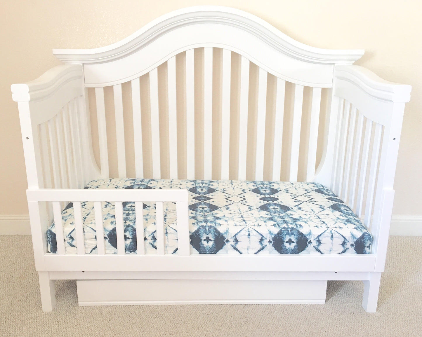 Indigo Tie Dye Crib Sheet or Changing Pad Cover