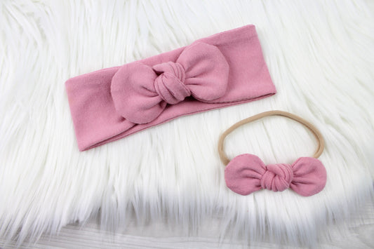 Dusty Rose Pink Headband